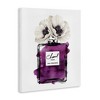 Stupell Industries Glam Perfume Purple Watercolor Effect Flower Blossom Canvas Wall Art - 3 of 4