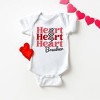 The Juniper Shop Heart Breaker Checkered Bolt Baby Bodysuit - 2 of 2