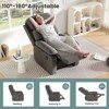 Infurnic Accent Chairs, Recliner Accent Chairs with Adjustable Back for Living Room Chair for Living Room Bedroom, Gray, 34.2"*32.2"*39.3" - 3 of 4
