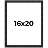 PosterPalooza | 16x20 Thin Barnwood Picture Frame, UV Acrylic, 2 Finishes - Grey and Black - 2 of 4