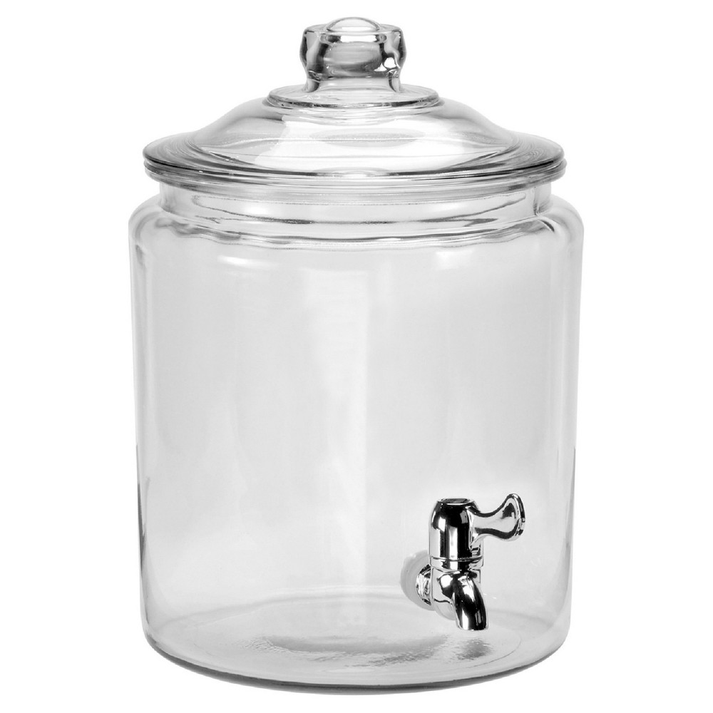 UPC 076440933390 product image for Anchor Hocking Beverage Dispenser with Chalkboard - Clear (2 Gallon), Glass | upcitemdb.com