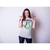 Womens Avogato Funny T shirt Avocado Cat Cute Face Graphic Novelty Tee for Girls - Crazy Dog Women's T Shirt For Laughs - 4 of 4