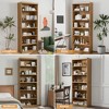PexFix 41"x31"x16" Doorless Wood Bookshelf Storage Cabinet Bookcase&Office Cabinet for Kitchen Bedroom Entryway Living Room Dinning Room Natural - 4 of 4