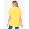Woman Within Women's Plus Size Smocked Split Neck Tunic - 3 of 4