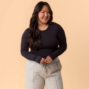 Blogilates Women's Twisty Long Sleeve Top - 1 of 4