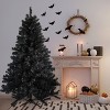 Northlight Full Colorado Spruce Artificial Halloween Tree - 7' - Black - Unlit - 2 of 4