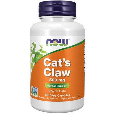 Cat's Claw 500mg by Now Foods  -  100 Capsule