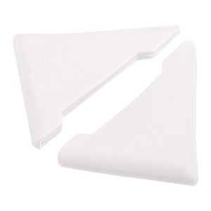 Unique Bargains PVC Universal Car Door Corner Edge Guards Bumper Protector Cover 2.24"x1.77" 2 Pcs - 1 of 4