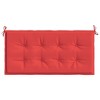 vidaXL Garden Bench Cushion Red 47.2"x19.7"x1.2" Oxford Fabric - 4 of 4
