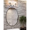 Sutton 2-Light Vanity Sconce - Contemporary Design with Clear Glass Globe Shades - 3 of 4