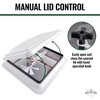 Hike Crew 14" x 14" RV Roof Vent with Fan, Camper & Trailer Sunroof Cover Replacement - 2 of 4