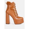 Beamer Faux Leather High Heeled Ankle Boots Women - 2 of 4