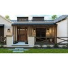 Urban Ambiance Luxury Farmhouse Outdoor Wall Sconce 13.625''H x 7.125''W,  Olde Bronze Finish,  Macon Collection, UHP1381 - 2 of 4