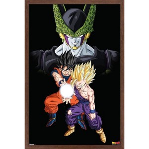 Trends International Dragon Ball Z: Cell Saga - Group Framed Wall Poster Prints - 1 of 4