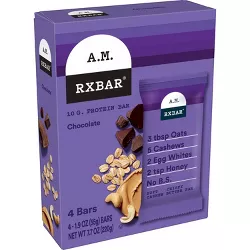 RXBAR A.M. Chocolate Protein Bar – 4ct