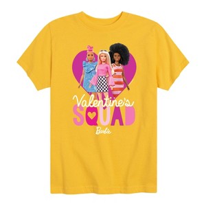 Boys' - Barbie - Valentine's Squad Short Sleeve Graphic T-Shirt - 1 of 4