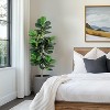 4ft/5ft/6ft Artificial Tree, Faux Fiddle Leaf Fig Tree, Ficus Tree Artificial for Home Decor, Fake Ficus Lyrata Plants for Indoor & Outdoor Decor - 4 of 4