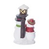 Transpac Resin 10.25 in. Multicolor Christmas Caroling Snowman Figurine - image 4 of 4