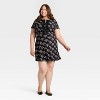 Women's Short Sleeve Mini A-Line Dress - Universal Thread™ - 3 of 3