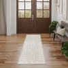 Nourison Eco Cycle Vintage Machine Woven Rug Silver/Ivory - 2 of 4