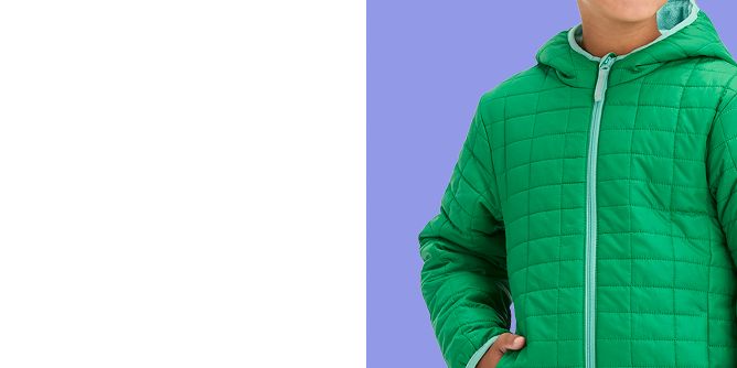 Kids' Solid Puffer Jacket - Cat & Jack™ Gold Xs : Target