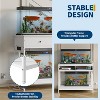 COZONY Fish Tank Stand with Power Outlet, 40-50 Gallon Metal Aquarium Table with Drawer, 660LBS - 3 of 4