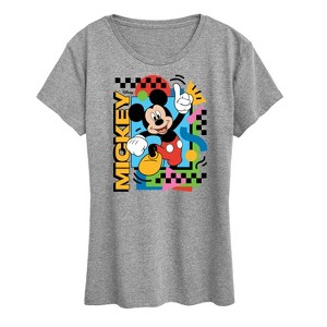 Women's - Disney - Mickey 90s Nostalgia Short Sleeve Graphic T-Shirt - 1 of 4