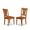 HomeStock Seaside Style Kitchen Dining Chair Wood Seat - 3 of 3