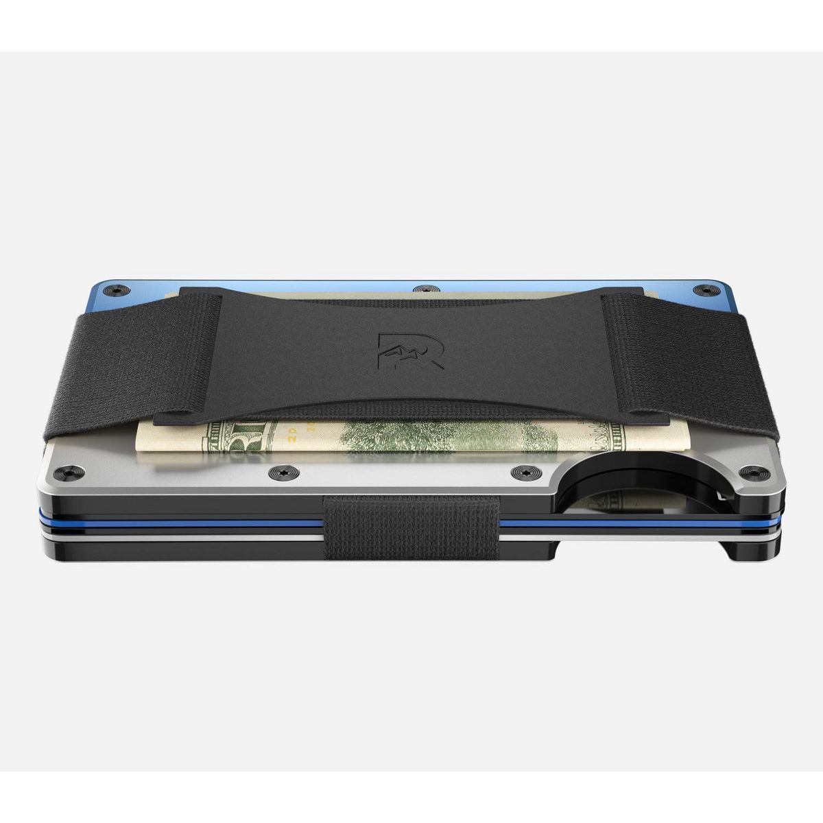Ridge Wallet - Burnt Titanium - Cash Strap - thumbnail 4