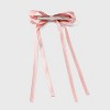 Valentine's Day Heart Hair Claw Clip and Hair Bow Set 3pc - A New Day™ Pink/Gold - 3 of 4