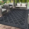 Waterproof Patio Rug Mat Outdoor Carpet Reversible RV Camping Portable Picnic Plastic Straw Rug Outside Area Rug for Balcony Deck Backyard Patio - 2 of 4