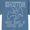 Led Zeppelin Falling Icarus 1977 Men's Crew Neck Short Sleeve T-shirt - 2 of 2