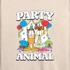 Women's - Garfield - Party Animal Lightweight French Terry Wide Neck Long Sleeve Shirt - 2 of 4