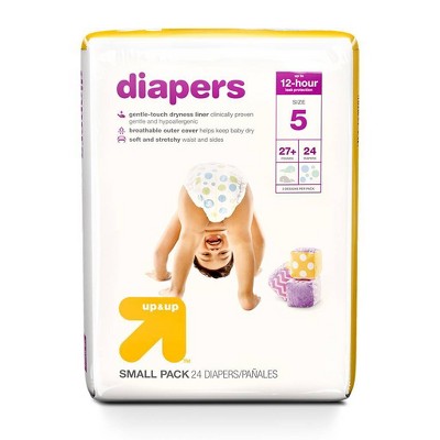 Diapers Small Pack - Size 5 - 24ct - up & up™