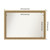 Amanti Art Carter Dark Gold Non-Beveled Wood Framed Bathroom Vanity Wall Mirror - 3 of 4