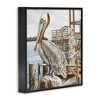 Stupell Industries Pelican Perched on Fishing Dock Framed Giclee Art - 2 of 4