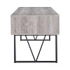 Coaster Home Furniture Analiese Industrial 4 Drawer Home Office Writing Desk, Grey Driftwood Finish - image 3 of 4