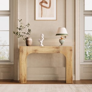Long Console Table for Entryway, Wood Rectangular Sofa Table Behind Couch Table, Narrow Entryway Table for Living Room, Entrance, Hallway, Foyer - 1 of 4
