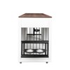FURNIinspire Heavy Duty Dog Cage with Double Door Pet Wooden House ,Suitable for Medium to Large Dogs, 30.3"*21.2"*23.2" - 4 of 4