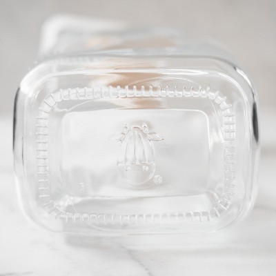 Almond Cow 60oz Glass Milk Jug with Easy-Pour Spout