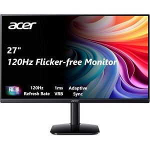 Acer 27" Widescreen LCD 1920x1080 250 Nit 120Hz Monitor KB272 G0 - Manufacturer Refurbished - 1 of 4