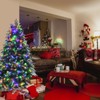 Tangkula Hinged Life-Like Christmas Tree W/ LED Lights Pre-Lit Artificial Xmas Tree W/ PE & PVC Leaves - 3 of 4