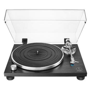  Audio-Technica AT-LP60X-BK Fully Automatic Belt-Drive Stereo  Turntable Bundle with Eris 3.5 Monitors and Vinyl Cleaning Kit : Electronics