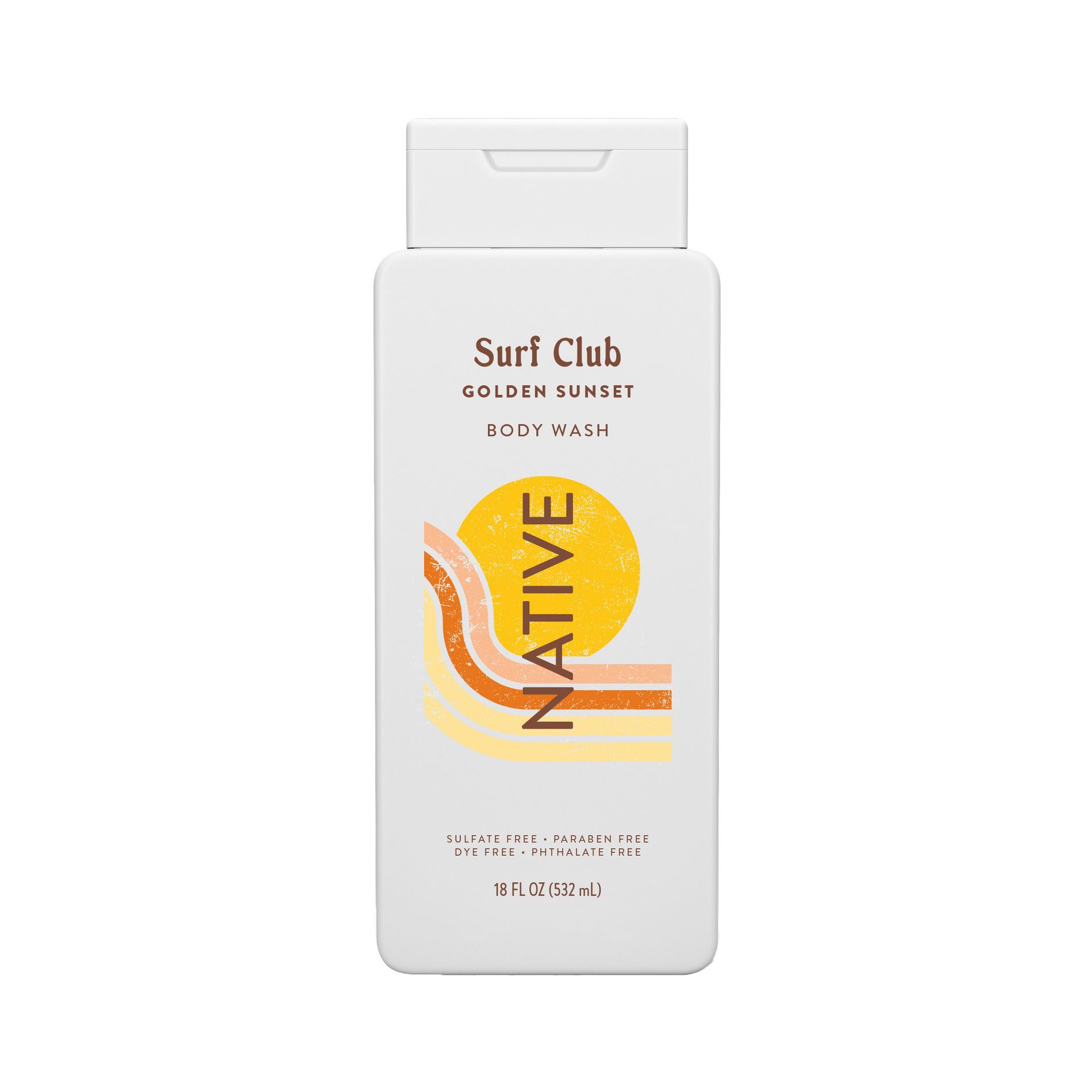 Native Limited Edition Surf Club Body Wash - Golden Sunset - 18 fl oz