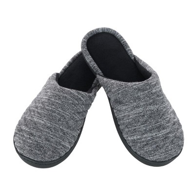 Black Genuine Suede and Knit Women's Walking Clogs
