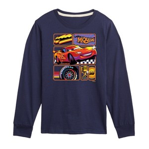 Boys' - Disney - Lightning McQueen Best Trophies Long Sleeve Graphic T-Shirt - 1 of 4