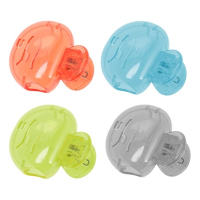 Unique Bargains Fish-shaped Toothbrush Covers 4 Pcs
