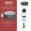 Bestway Coleman Napa AirJet 5 to 7 Person Inflatable Hot Tub Round Portable Outdoor Spa with 180 AirJets and Cover - 4 of 4