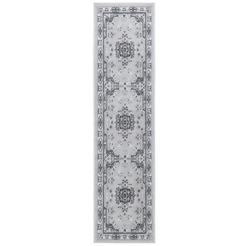 Home Dynamix Premium Sakarya Traditional Medallion Area Rug, Grey