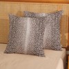 Antelope Pillow Covers 18x18 Inch Set of 2 Animal Print Pillow Cases Brown Throw Pillows Boho - 4 of 4